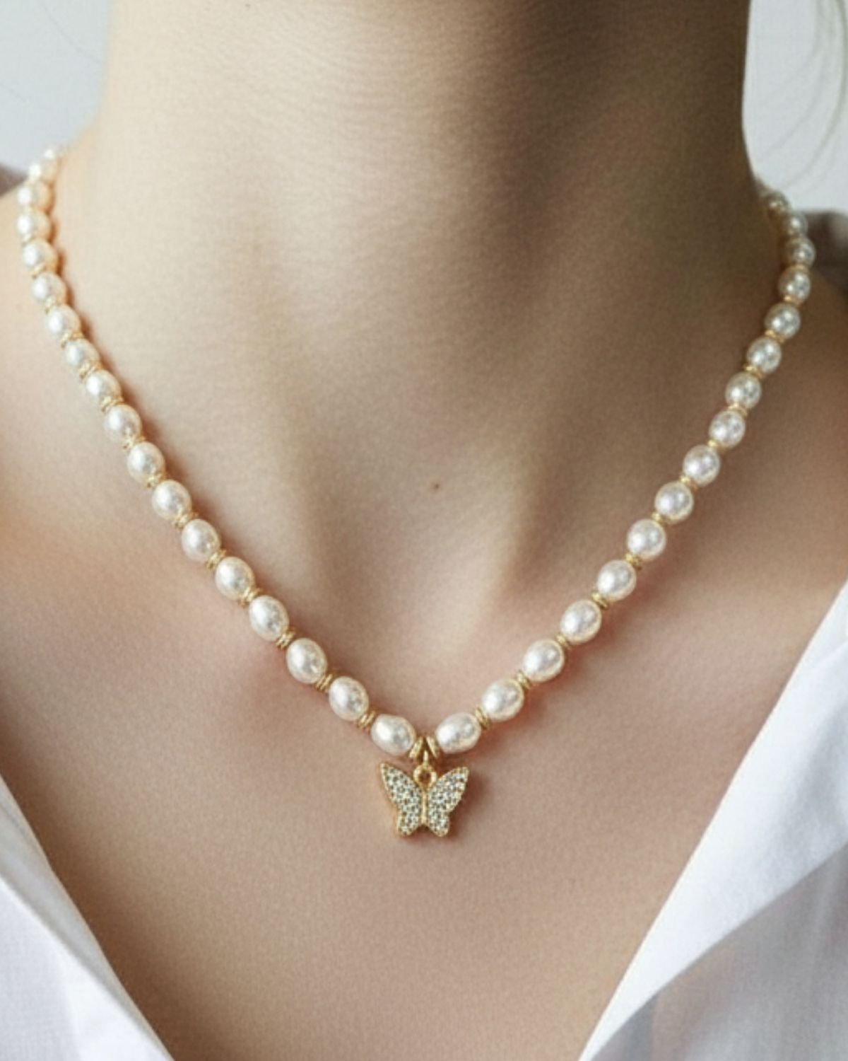 Solena Gold Pearl Wing